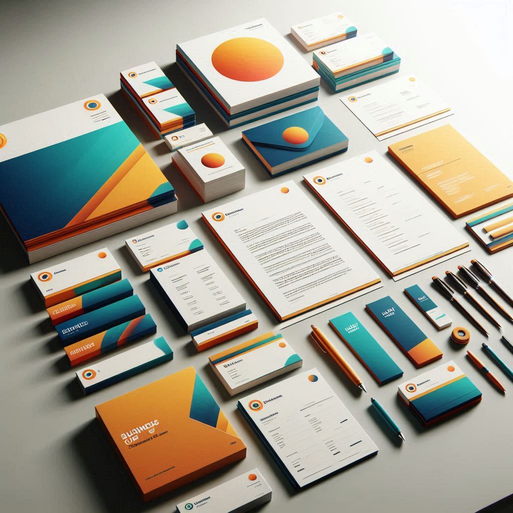 Corporate Identity Manual branding materials layout