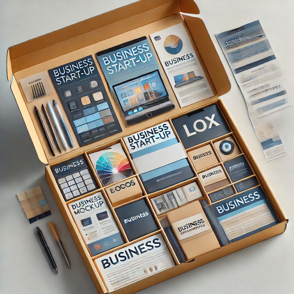 An organized, neatly packed box or kit